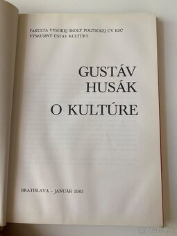Gustáv Husak O Kulture - 2