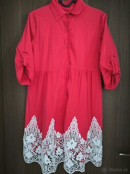 Dámske minišaty košeľového strihu - 2