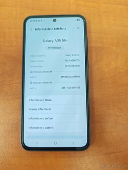 Samsung A35 5G tmavo modrý 128GB - 2