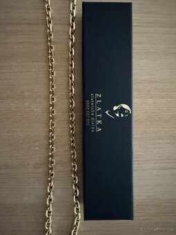 Zlatá reťaz 118g , Nová - nenosená 14 k 585 - 2