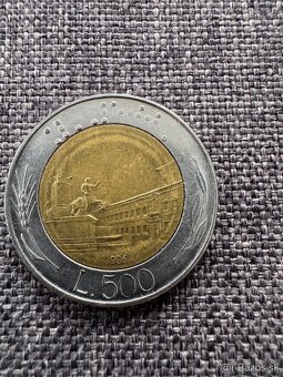 Taliansko: 500 Lír 2 ks (1986, 1984) + 100 Lír 2 ks + 50 Lír - 2