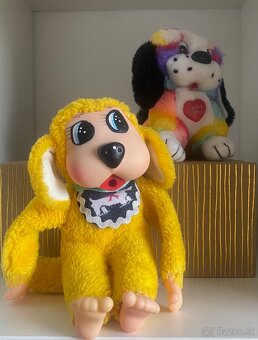 Moncici monchichi moncicak skaredko plysovy psik retro - 2