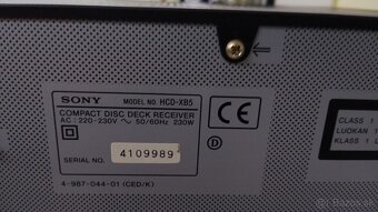 Sony HCD-XB5 KOMPLET - 2