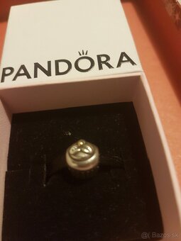 pandora korálka muffin/koláč bikolor - 2