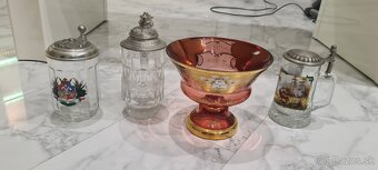 Royal dux+sklo+porcelán - 2