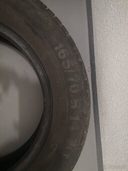 Predám letné pneumatiky Barum Brillantis 2 165/70 r14. - 2