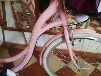 Predám NOVÝ DÁMSKY BICYKEL RUŽOVEJ FARBY - 2