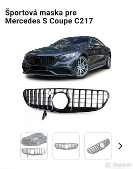 Panamericana predná maska Mercedes S Cupe - 2