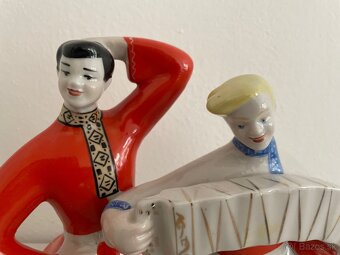 Porcelánová soška tanečníkov – Made in USSR - 2
