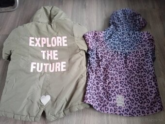 Balík oblečenia Dievčenské bundy veľ 110 - 2