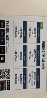 TV cez internet Antik TV 6 mes. voucher - 2