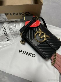 Kožená kabelka PINKO LOVE ONE MINI - 2