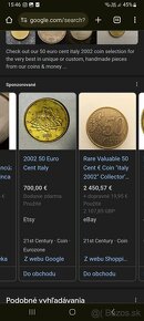 2002 50 Euro Cent Italy - 2