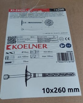 Predám fasádne kotvy 10 x 260 mm - 2