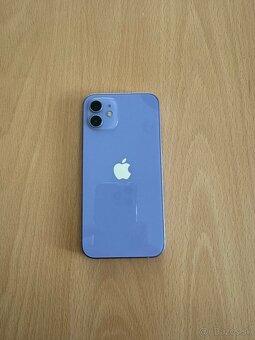 Predam krasny fialovy Apple Iphone 12 64GB - 2