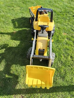 Šliapací traktor Rolly Junior s vlečkou a prednou lyžicou - 2