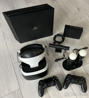 PS4 Pro + VR okuliare - 2