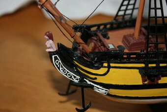 Model pirátskej lode Black Falcon - 2