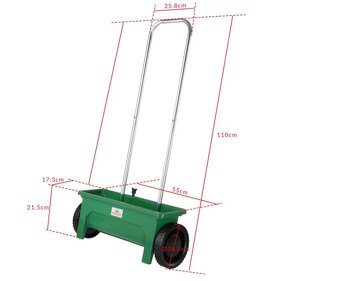 Rozmetadlo 12l zelené - 2