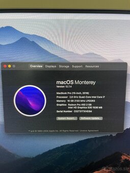 Macbook pro 2016 - 2