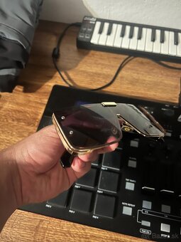Pánske luxusné zlaté slnečné okuliare štýl Versace - 2
