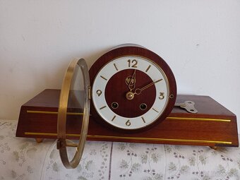 Weimar Hodiny krbové stolní starožitný - 2