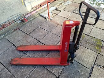 Ručný nožnicový paletový vozík - 2
