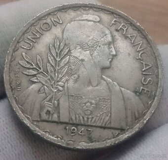 Mince Francúzska-Indočína. - 2