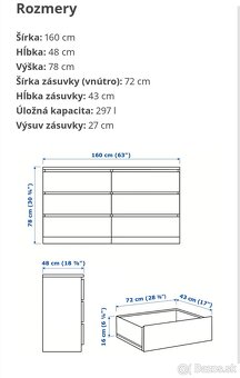 IKEA komoda MALM - 2