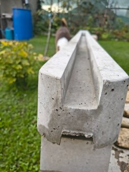 predám 2 ks nové H-čkové plotové stĺpiky - 2