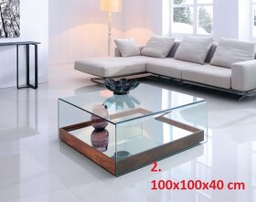 Predám dizajnové sklenené stoly - 2