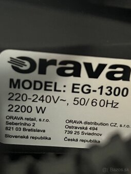Predám elkekricky GRIL-ORAVA - 2