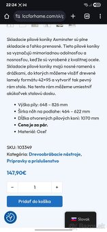Nastaviteľné kozy - 2