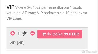 Predám/Vymením lístky na Dobrý Festival - 2