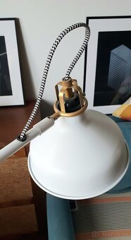 Vysoká lampa IKEA Ranarp biela - 2