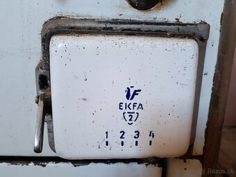Sporak starožitný na drevo Ekfa - 2