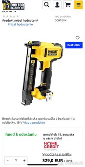 Dewalt sponkovačka - 2