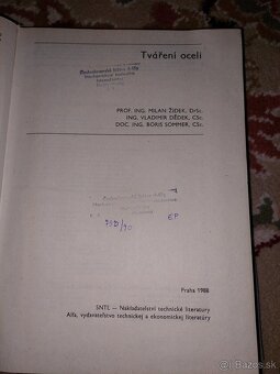 📚 Strojárenská kniha Tváření oceli - 2