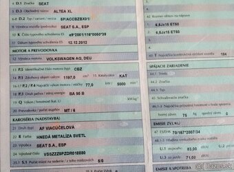 Seat Altea XL 1.2 TSI 2012 predám MOTOR CBZ, DVERE, PREVODOV - 2