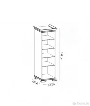 VITRÍNA 58x193x40cm - 2