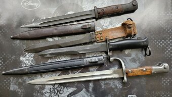 Bodaky K98, mauser Brazília 1908, Francuzsko M56 - 2