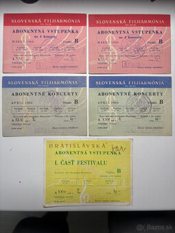 Staré vsupenky - 2
