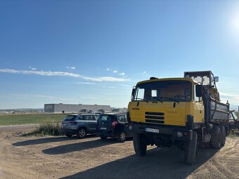 Tatra 815 S3 - Menzi Muck (kráčajúci bager) - 2