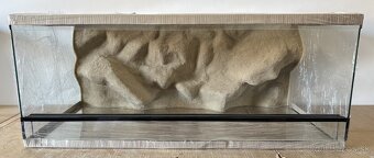 Terárium 100x60x40 s 3D stenou - 2