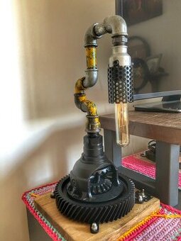 Industriálna lampa - STEAMPUNK IV - 2