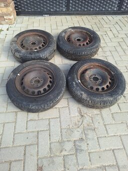 Pneumatiky+disky 165/70 R14 - 2