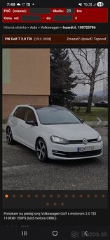 Golf 6, 7 tdi - 2