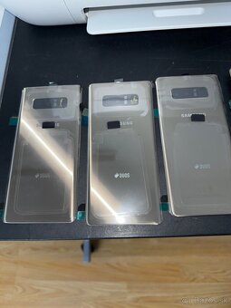 Zadne sklá Samsung Galaxy Note 8 zlatá farba - 2
