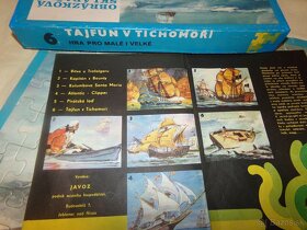 Retro obrázková skladačka (Puzzle) - zbierková 1981 - 2