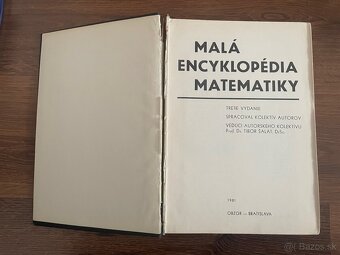 Malá encyklopédia matematiky - tretie vydanie (1981) - 2